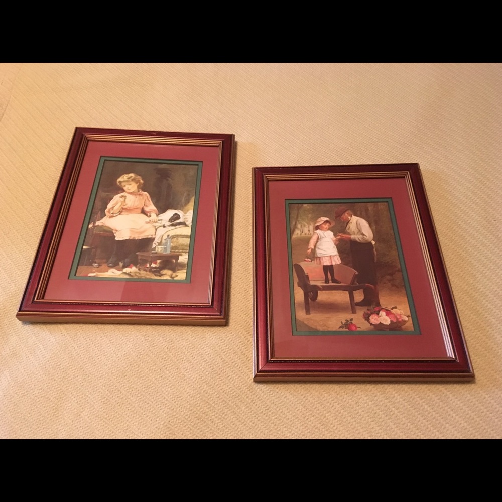 Nursing themed wall art. Set of 2 pictures.